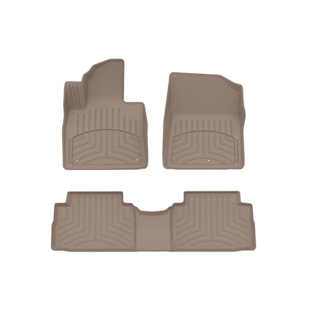 Weathertech Tan, Front and Rear FloorLiner HP 451656-1-2IM