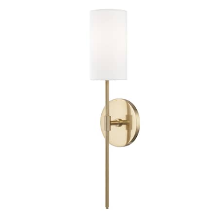 Mitzi Olivia 1 Light Wall Sconce 18.75 In. Aged Brass H223101-AGB