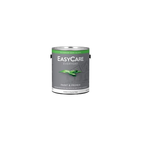 True Value Everyday Exterior Latex Paint, Semi Gloss, Neutral Base, 5 Gallon EVDESGN-5G