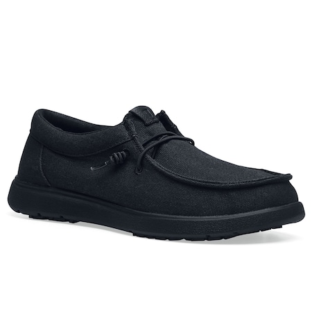 Shoes For Crews Laguna Moc Unisex Non-Slip Work Loafers, Black, Size 9 42373