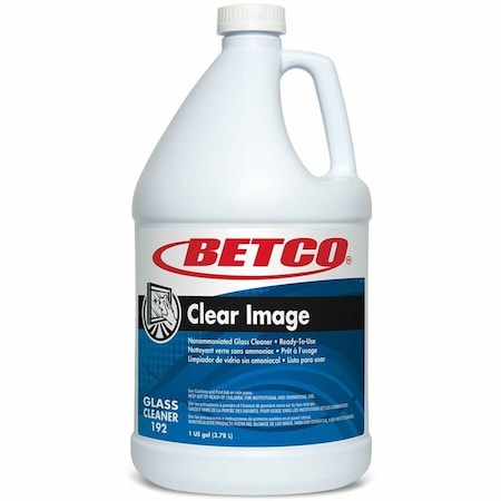 Betco Clear Image Nonammoniated Glass Cleaner, Ready To Use, 1 gal, 4PK 1920400