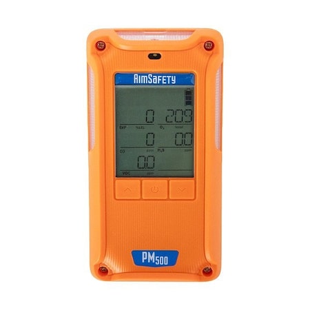 Aimsafety PM500 Multi-Gas Detector, IP67, LCD, 5 day Battery Life PM500-IR