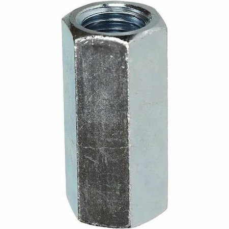 Dottie Coupling Nut, 1/2''-13, Steel, Zinc Plated, 1-1/4 in Lg, 50 PK RC3