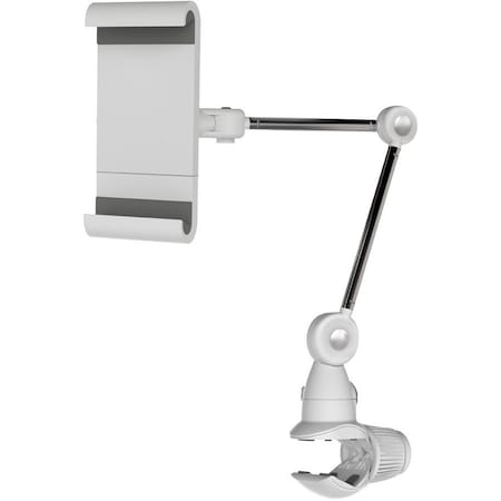 Barkan 7 - 12 inch Universal Multi - Position Tablet Mount 2 lbs White Firm Tablet Clamp T56
