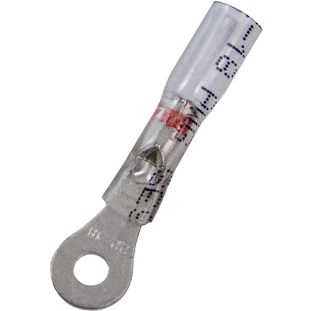 Auveco Crystal Clear Seal Ring Terminals - 22-18 Awg #6 Stud, 15PK 22963