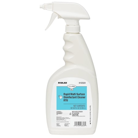 Ecolab Disinfectant Cleaner, 32 oz, PK6 6102324