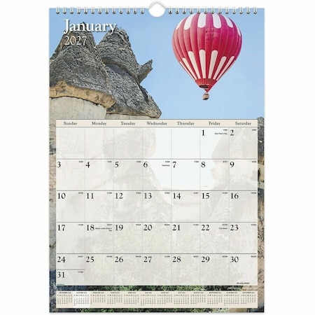 At-A-Glance Scenic Monthly Wall Calendar, Landscape Photography, 12 x 17, 12-Month (Jan to Dec): 2025 DMW200-28