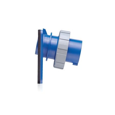 Leviton Industrial Grade Inlet, Watertight, 20 Amp, 250 Volt 3-Phase 420B9W