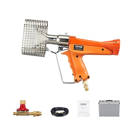 Vevor Propane Heat Gun Up to 187660 BTU Hot Air Gun with Regulator & Carry Case 1C021-0007