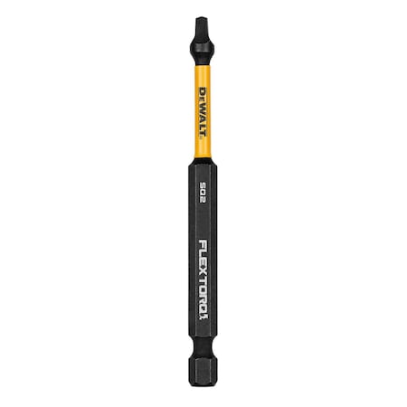 Dewalt FlexTorq DriverBit, L:3.5", BitSize:S2 DWAF3SQ2IR