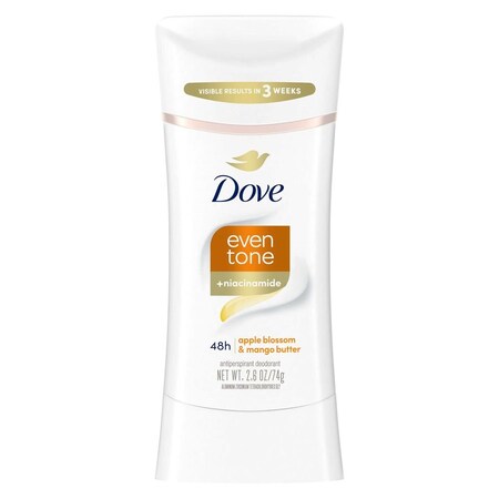 Dove Apple Blossom and Mango Butter Antiperspirant Deodorant Stick, 2.6 Ounce, 12PK 69731775