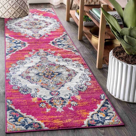 Jonathan Y Bohemian FLAIR Boho Vintage Medallion Multi 2 ft. x 8 ft. Runner Rug BMF105A-28