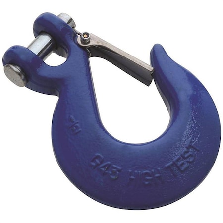National Hardware 0.5 in. Clevis Slip Hook with Latch  Blue 7183411