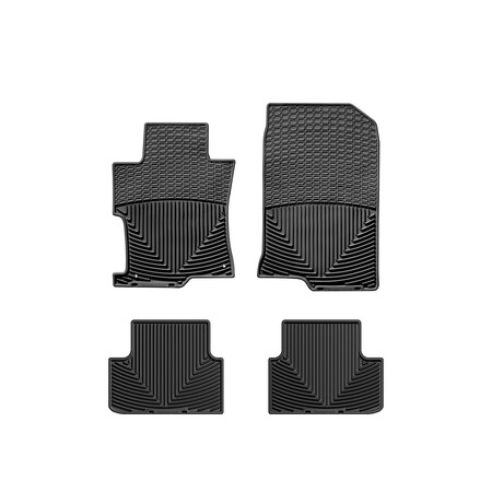 Weathertech Black, Front and Rear All Weather Floor Mats WTHB094198