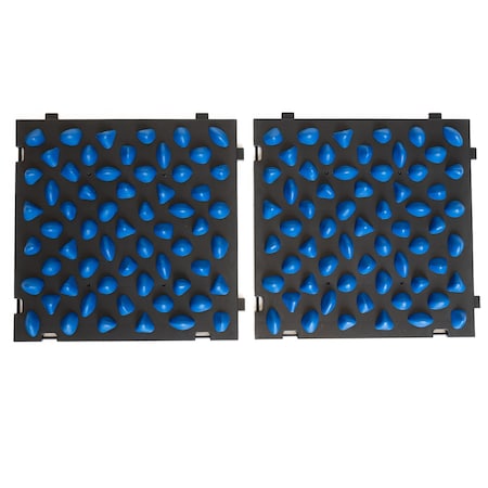 Bintiva Pebblestone Tactile Mat, 2-Piece Set BN-TACSTN-SFT-BLU-BT
