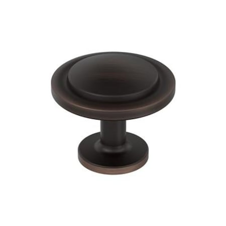Amerock Loop Series Cabinet Knob, 1 in Projection, Zinc, Oil-Rubbed Bronze BP37025ORB
