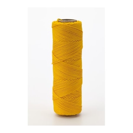 Mutual Industries BRAIDED NYLON MASON TWINE YELLOW, 6PK 14662-41-250