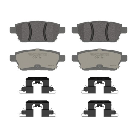 Wagner Brake OEX Rear Disc Brake Pad Set Premium Ceramic,  OEX1161