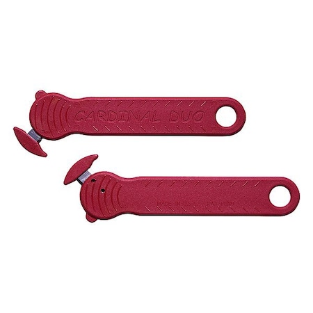 Cardinal Safety Cutter, 4 3/4" L, 13/16" W, PK10 C-102R