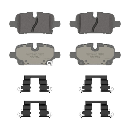 Wagner Brake OEX Rear Disc Brake Pad Set Premium Ceramic,  OEX2374