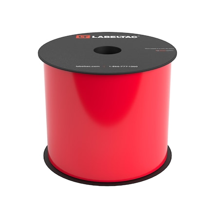 Labeltac LabelTac 4 and Pro Model Label Supply 4in x 150ft, Red LT404