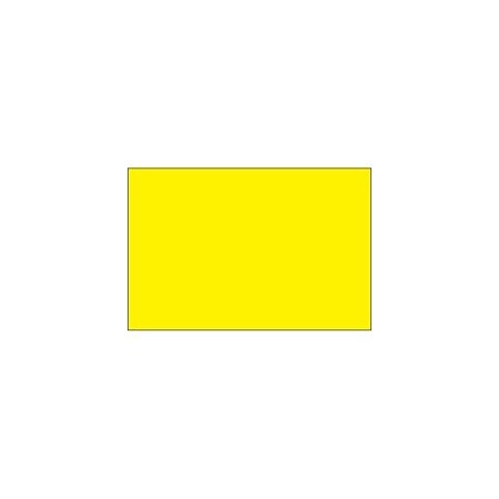 Bubblefast 2 x 4'' Fluorescent Yellow Inventory Rectangle Labels BFDL636L