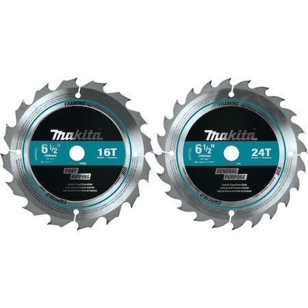 Makita Circular Saw Blade Set, 2-Piece, Carbide T-01426
