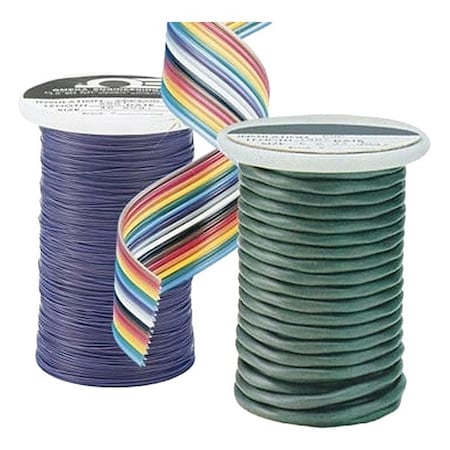 Omega Shielded Cable, 100 ft L, Green Jacket TX4-100