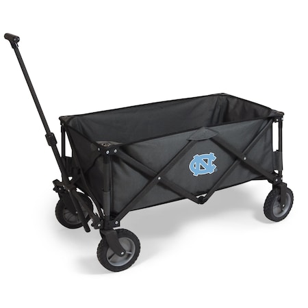Picnic Time Family Of Brands NCAA North Carolina Tar Heels Adventure Wagon Folding Wagon - Wagon Cart 739-00-679-414-0