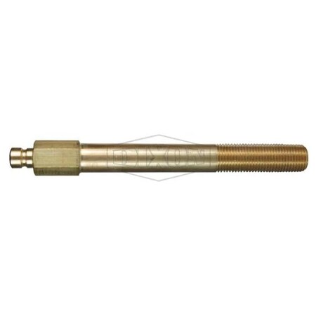 Dixon DQC CM Industrial Mold Interchange Extension Plug, 1/8-27 Nominal, Male NPTF, Brass CM3M1-B-L7