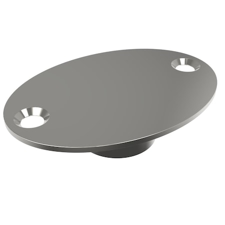 Southco Magnetic Catch, Fixed Flush Style, Polished Stainless Steel M5-7P-41-8