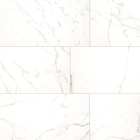 Msi Regallo Calacatta Isla Sample Polished Porcelain Floor And Wall Tile ZOR-PT-0839-SAM