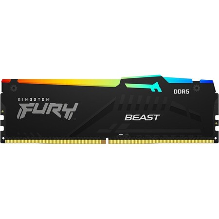 Kingston 32GB 4800MT/S DDR5 CL38 DIMM FURY BEAST RGB KF548C38BBA-32