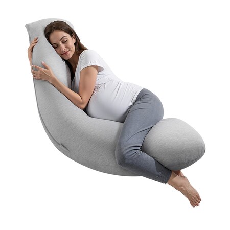 Vevor Pregnancy Pillows L-Shaped Maternity Pillow for Pregnant Women Soft & Breathable U02