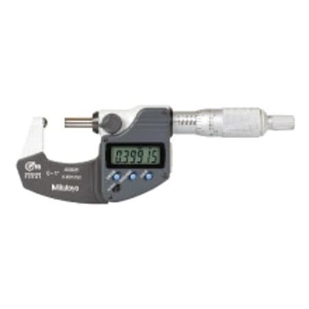 Mitutoyo Digital Micrometer, 0 to 1 In, SPC 395-351-32