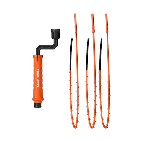 Klein Tools 18-Inch Drain Snake Auger, 3-Pack 53020