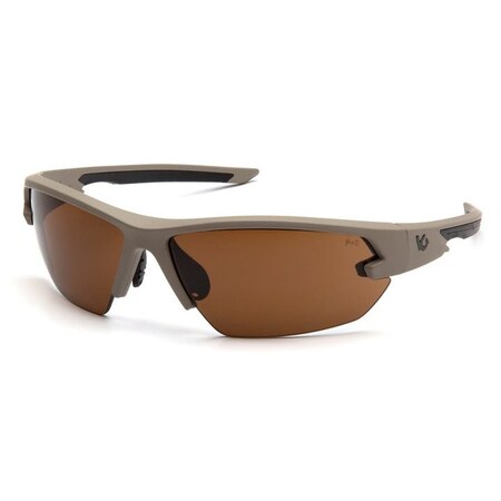 Venture Gear Tactical Semtex 2.0 , Tan frame/bronze anti-fog lens VGST1418T