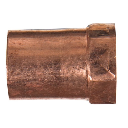 Nibco 3/4 in. Copper X 1/2 in. D FIP Copper Pipe Adapter, 10PK CP-W01090D