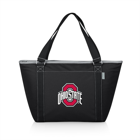 Picnic Time Family Of Brands NCAA Ohio State Buckeyes Topanga Tote Cooler Bag - Soft Cooler Bag - Picnic Cooler, Black 619-00-175-444-0