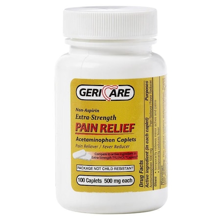 Medline Acetaminophen, 500mg, 100PK OTC022101