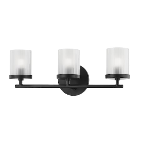 Mitzi Ryan 3 Light Bath And Vanity 16.5 In. Soft Black H239303-SBK