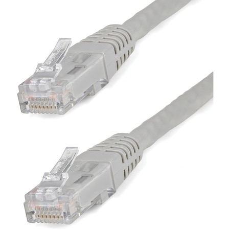 Startech.Com 50ft CAT6 Ethernet Cable Gray Cat 6 PoE C6PATCH50GR