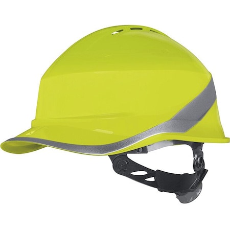 Deltaplus Hard Hat, Front Brim, Diamond VI, Yellow DIAM6WTRJAFL