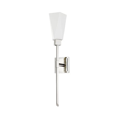 Corbett Lighting Artemis 1 Light Wall Sconce 4.75 In. Polished Nickel 441-28-PN