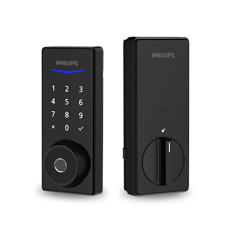 Philips Z-Wave Deadbolt with Fingerprint Unlock DDL240X-1HZW-MB
