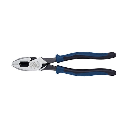 Klein Tools 9 1/2 in Journeyman(TM) Linemans Plier High Leverage w/ Fish Tape Puller , Steel J213-9NETP