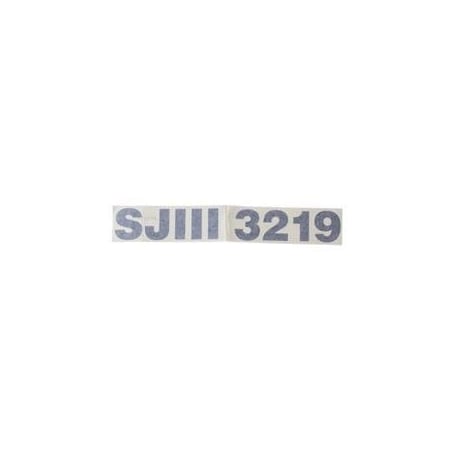 Skyjack REPLACEMENT LABEL SJIII 3219 E MODELS 129783