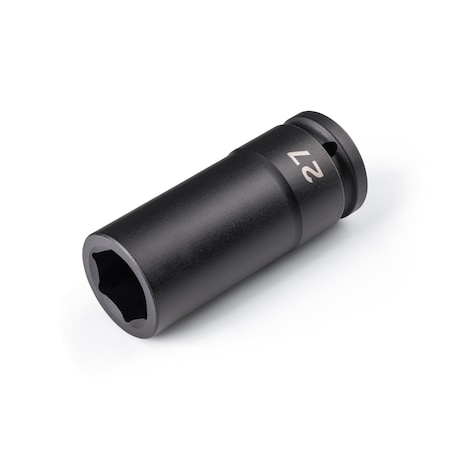 Tekton 3/4 Inch Drive x 27 mm Deep 6-Point Impact Socket SID33127
