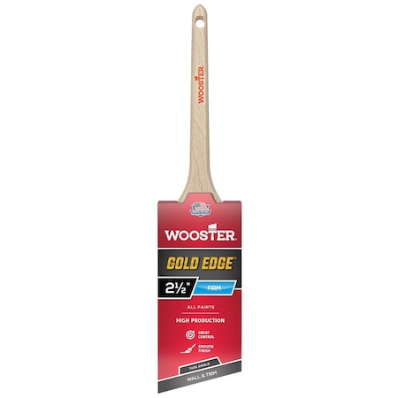 Wooster 266895 25 in Gold Edge Thin Angle Brush 071497184399