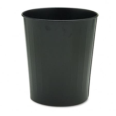 Pinpoint Fire-Safe Wastebasket Round Steel 23.5 Quart Black PI2769695